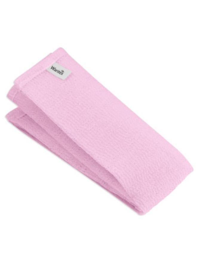 Waritex Japanese bath loofah - for exfoliation, pink color. - Image 2